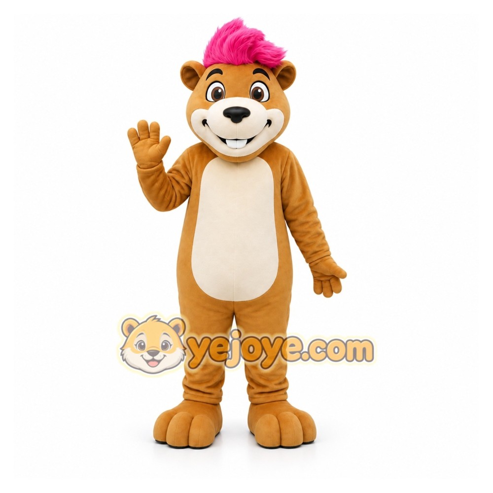Brown Squirrel Mascot Costume for Children's Events Brown Squirrel Mascot Costume for Children's Events