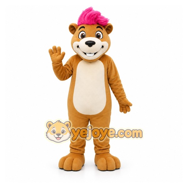 Brown Squirrel Mascot Costume for Children's Events
