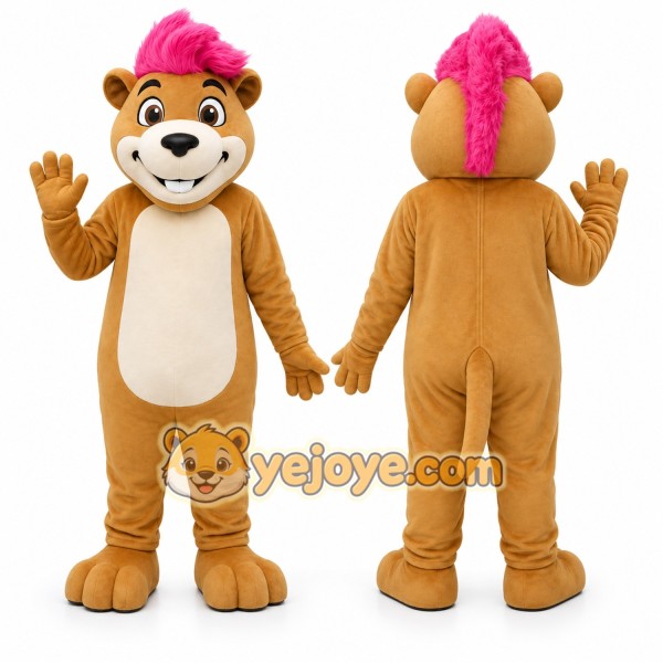 Brown Squirrel Mascot Costume for Children's Events