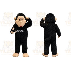 Black Chimpanzee Mascot Costume for Events and Promotions