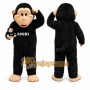 Black Chimpanzee Mascot Costume for Events and Promotions