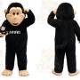 Black Chimpanzee Mascot Costume for Events and Promotions