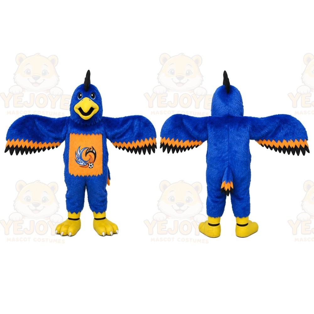 Blue Bird Mascot Costume for Sports Events