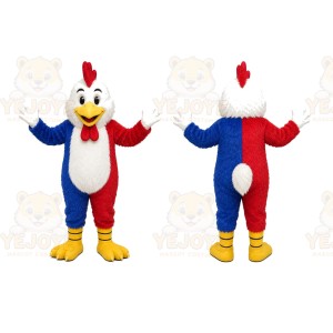 White Rooster Mascot Costume for Sports Events