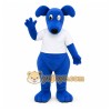 Blue Dog Mascot Costume for Events and Promotions