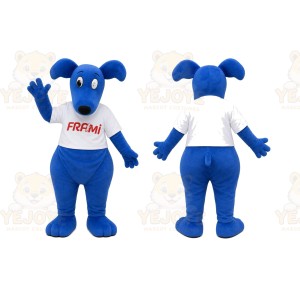 Blue Dog Mascot Costume for Events and Promotions
