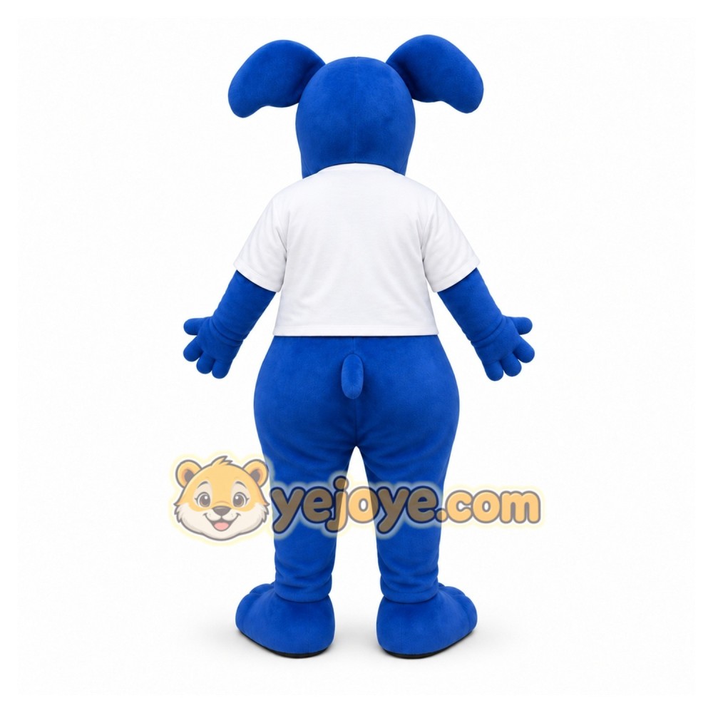Blue Dog Mascot Costume for Events and Promotions