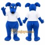 Blue Dog Mascot Costume for Events and Promotions
