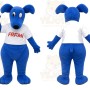 Blue Dog Mascot Costume for Events and Promotions
