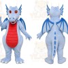 Light Blue Dragon Mascot Costume for Children's Events