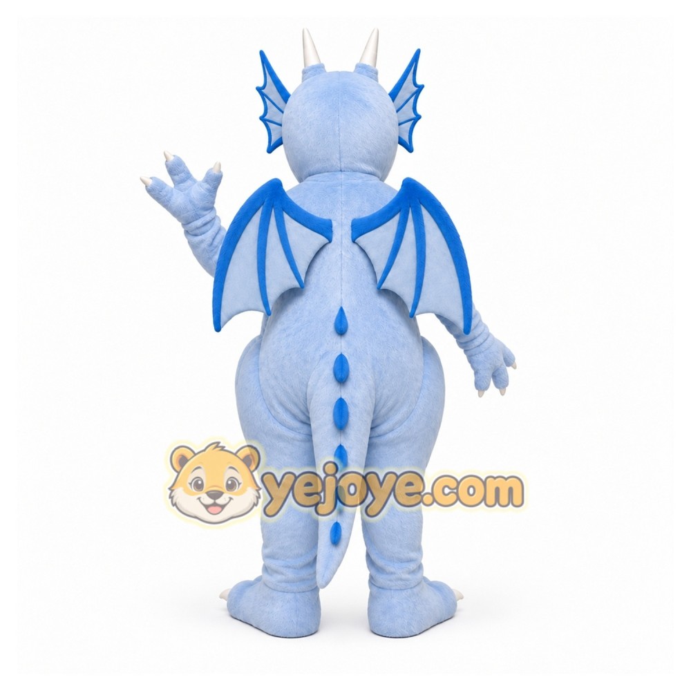 Light Blue Dragon Mascot Costume for Children's Events Light Blue Dragon Mascot Costume for Children's Events