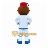 Light Blue Boy Mascot Costume for Children's Events Light Blue Boy Mascot Costume for Children's Events