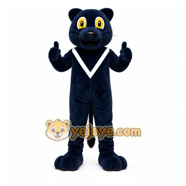 Black Panther Mascot Costume for Sports Events