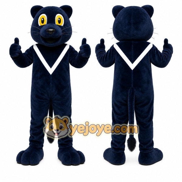 Black Panther Mascot Costume for Sports Events