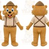 Brown Beaver Mascot Costume for Events and Promotions