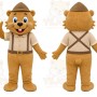Brown Beaver Mascot Costume for Events and Promotions