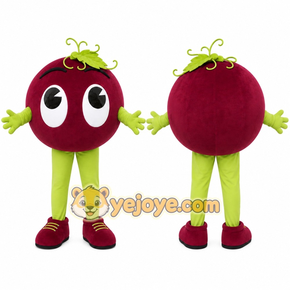 Red Berry Mascot Costume for Events and Promotions Red Berry Mascot Costume for Events and Promotions