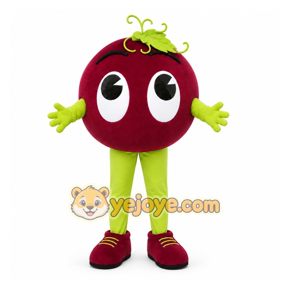 Red Berry Mascot Costume for Events and Promotions Red Berry Mascot Costume for Events and Promotions