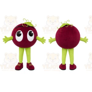 Red Berry Mascot Costume for Events and Promotions