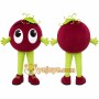 Red Berry Mascot Costume for Events and Promotions