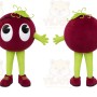 Red Berry Mascot Costume for Events and Promotions