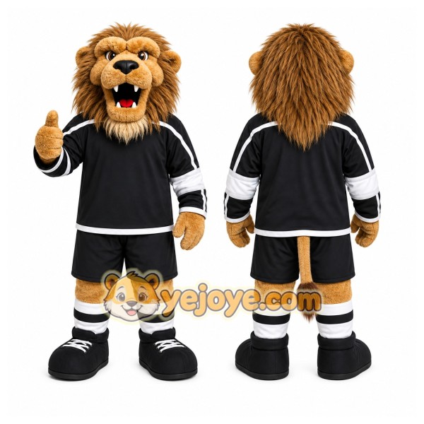 Brown Lion Mascot Costume for Sports Events