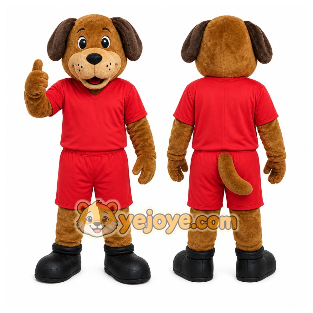 Brown Dog Mascot Costume for Events and Promotions Brown Dog Mascot Costume for Events and Promotions