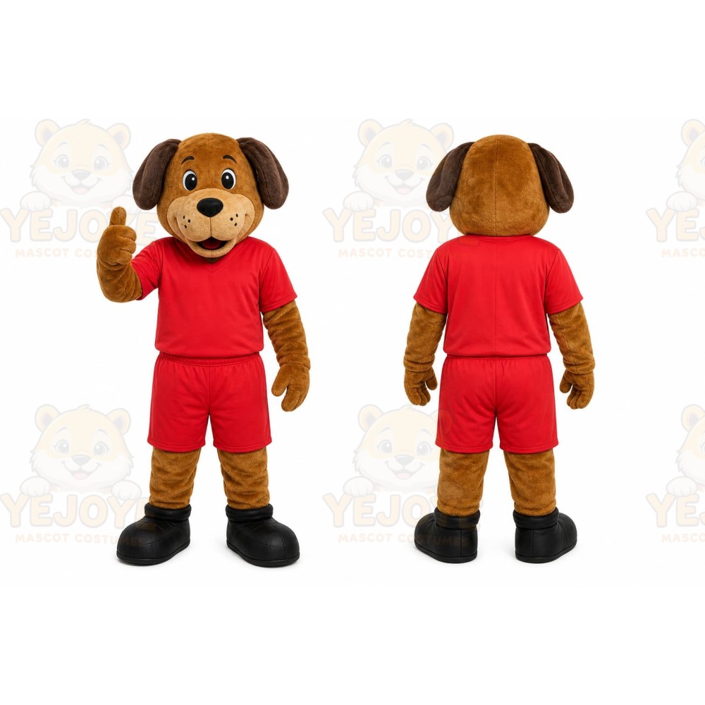 Brown Dog Mascot Costume for Events and Promotions
