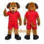 Brown Dog Mascot Costume for Events and Promotions