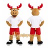 Brown Moose Mascot Costume for Holiday Events Brown Moose Mascot Costume for Holiday Events