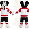 Black Dog Mascot Costume for Sports Events