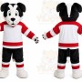 Black Dog Mascot Costume for Sports Events