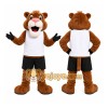 Brown Lion Mascot Costume for Sports Events