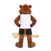 Brown Lion Mascot Costume for Sports Events