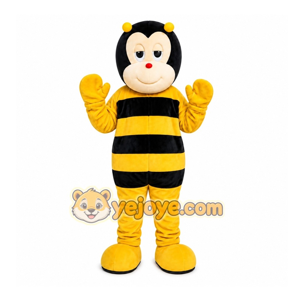 Yellow Bee Mascot Costume for Children's Events Yellow Bee Mascot Costume for Children's Events