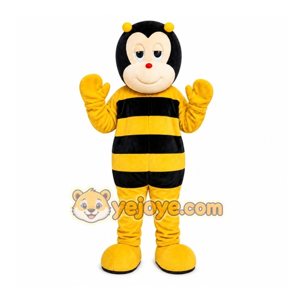 Yellow Bee Mascot Costume for Children's Events Yellow Bee Mascot Costume for Children's Events