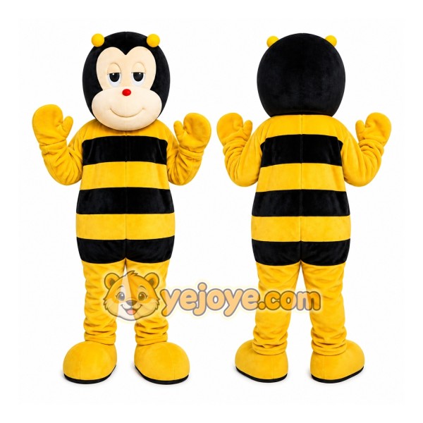 Yellow Bee Mascot Costume for Children's Events