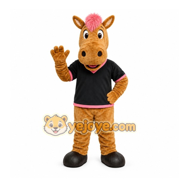 Brown Horse Mascot Costume for Events and Promotions