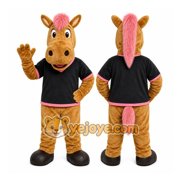 Brown Horse Mascot Costume for Events and Promotions