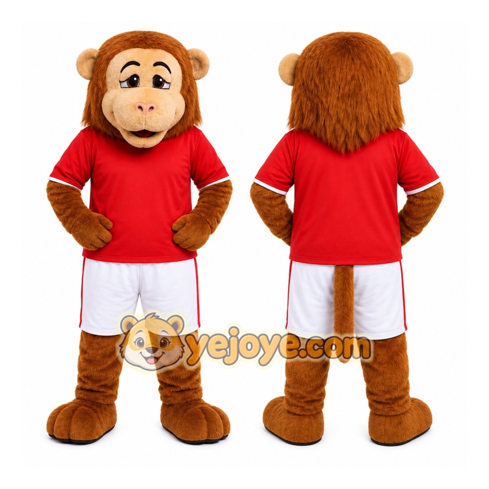 Brown Monkey Mascot Costume for Sports Events Brown Monkey Mascot Costume for Sports Events