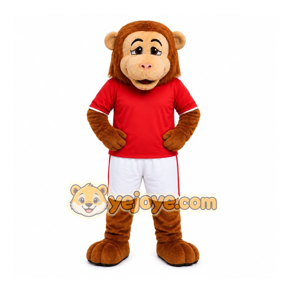 Brown Monkey Mascot Costume for Sports Events Brown Monkey Mascot Costume for Sports Events