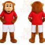Brown Monkey Mascot Costume for Sports Events