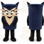 Blue Cartoon Animal Head Mascot Costume for Events and Promotions