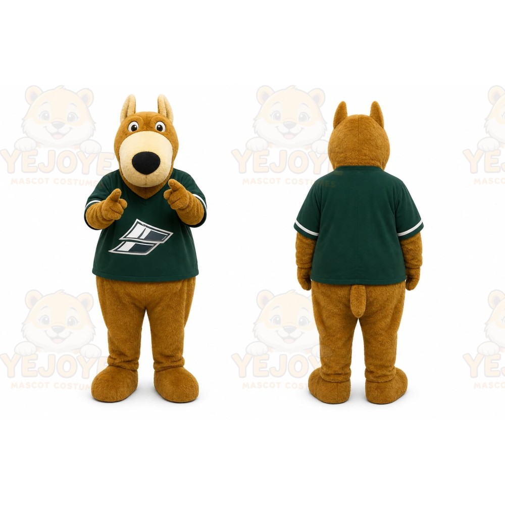 Brown Dog Mascot Costume for Events and Promotions