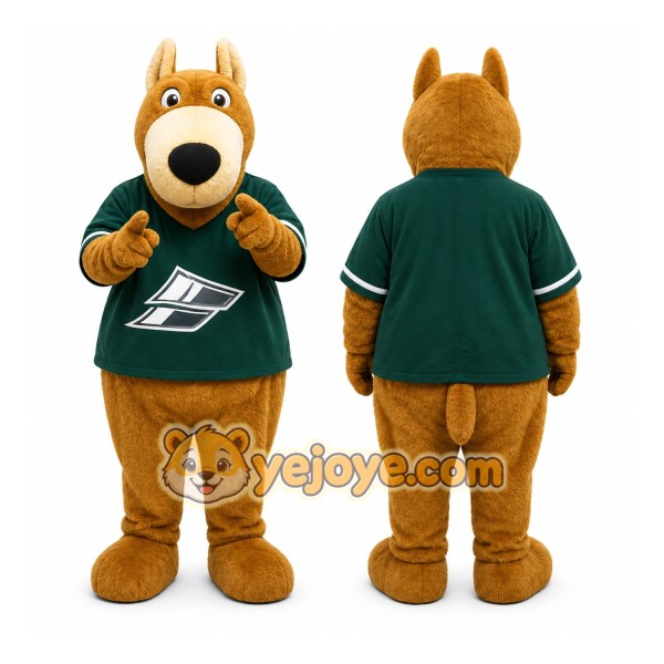 Brown Dog Mascot Costume for Events and Promotions
