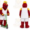 Red Bird Mascot Costume for Sports Events