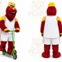 Red Bird Mascot Costume for Sports Events