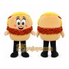 Beige Hamburger Mascot Costume for Restaurant Promotions Beige Hamburger Mascot Costume for Restaurant Promotions