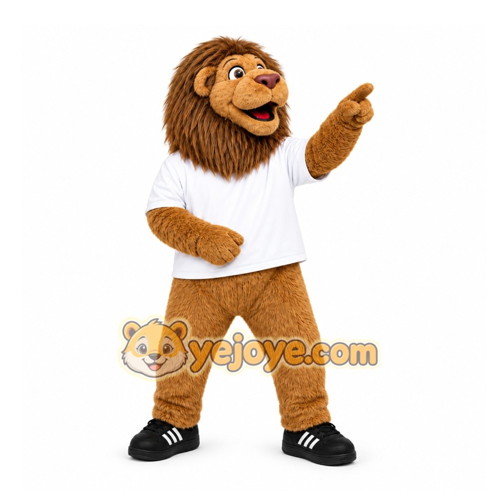 Brown Lion Mascot Costume for Events and Promotions Brown Lion Mascot Costume for Events and Promotions