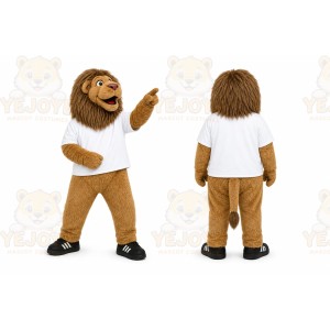 Brown Lion Mascot Costume for Events and Promotions